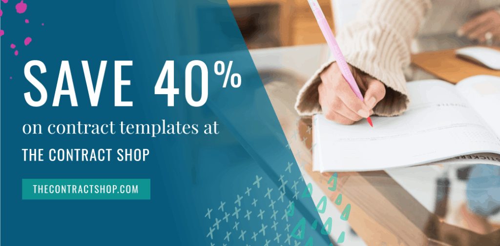 Save 40% on contract templates at The Contract Shop