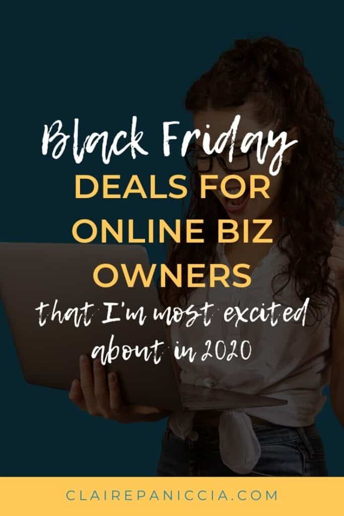 Black Friday Deals Roundup 2020 for Online Entrepreneurs | ClairePaniccia.com